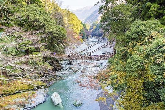 Suspension bridge in Japan
