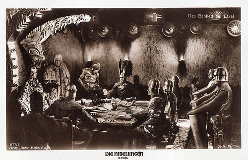 Die Nibelungen, II. The banquet at Etzel's