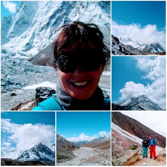 On the way to Island Peak Base Camp with porter ‘D’