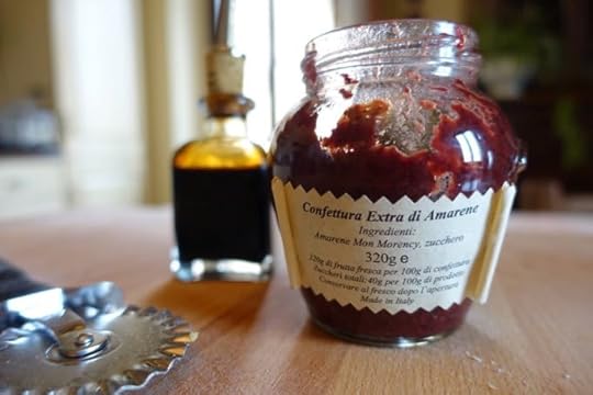 Ricotta, Cherry Jam, Balsamico Tart