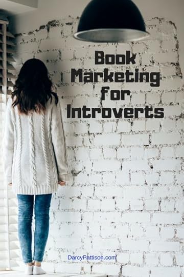 Book marketing for introverts: introvert faces wall rather than market.
