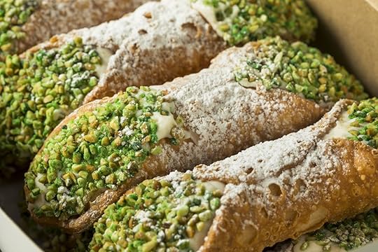 pistachio cannoli