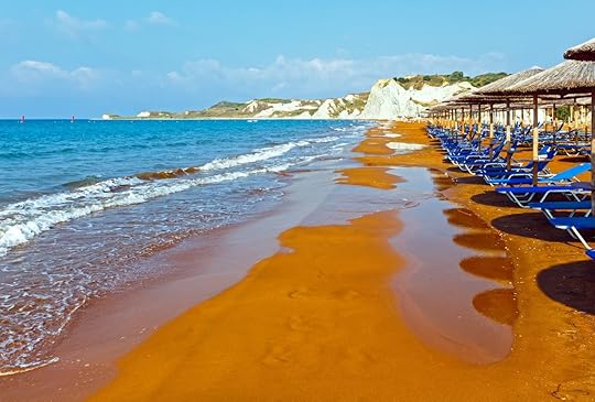 Greece beach ionian sea