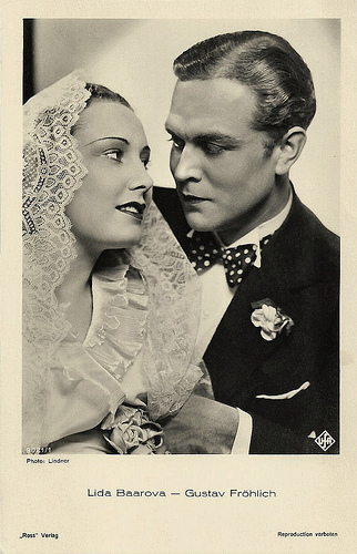 Lida Baarova and Gustav Fröhlich in Barcarole (1935)