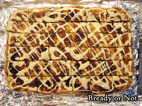 Bready or Not: Maple-Glazed Cinnamon Chip Bars 
