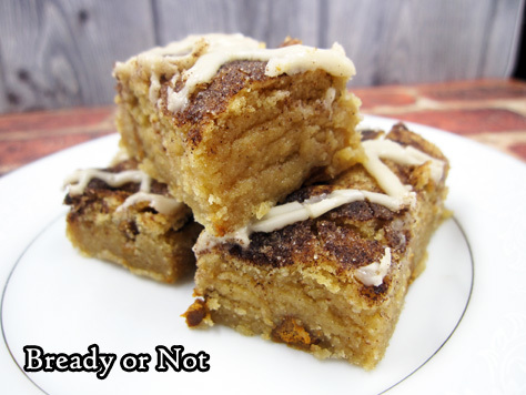 Bready or Not: Maple-Glazed Cinnamon Chip Bars 