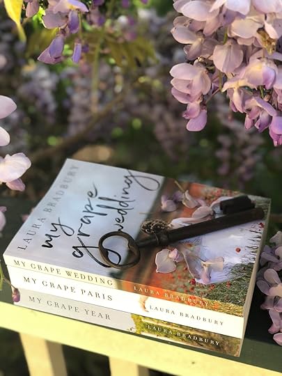  Picture this stack + the two missing books (My Grape Escape & My Grape Village) which will be available in about 2 weeks.&nbsp; 