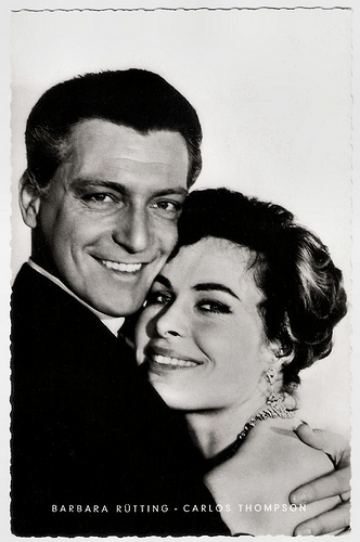 Barbara Rütting and Carlos Thompson in Ich war ihm hörig (1958)