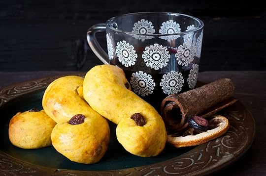 Swedish st. lucia bun