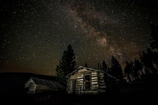 Garnet Ghost Town Montana night stars