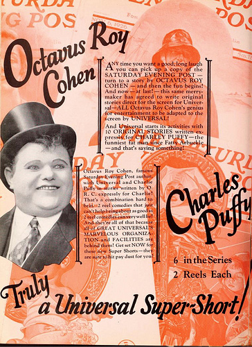 Charles Puffy, Universal Super Shot, Octavus Roy Cohen,