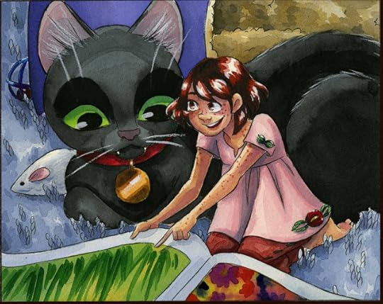 Inked watercolor illustration on Kilimanjaro watercolor paper