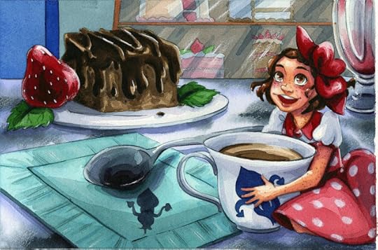 Penciled watercolor illustration on Kilimanjaro watercolor paper