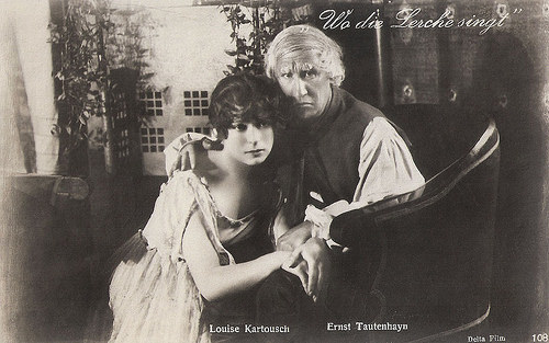 Louise Kartousch and Ernst Tautenhayn in Wo die Lerche singt (1918)