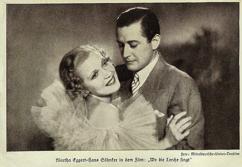 Martha Eggerth and Hans Söhnker in Wo die Lerche singt (1936)