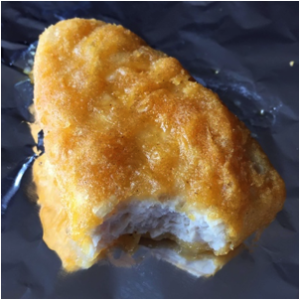Gardein brand filet with a bite out of it