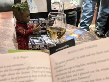 Groot Enjoys BookBar