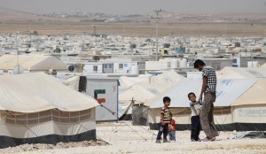 Jordan refugee camp