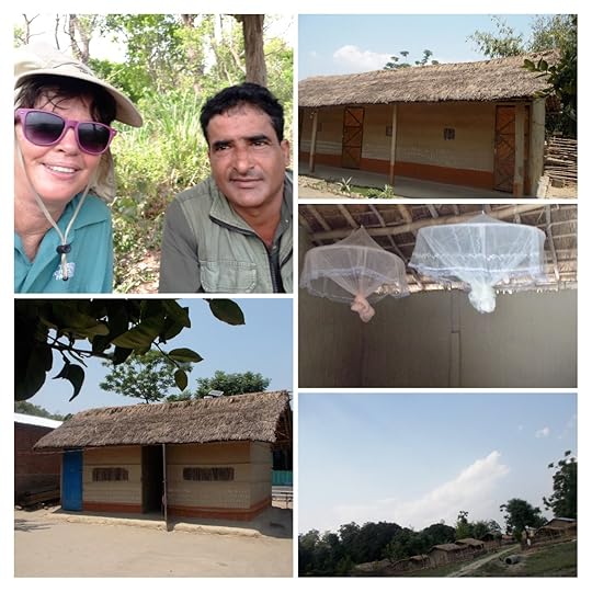 With guide Kamal and scenes from the Madi homestay