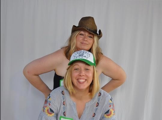  Karissa and me clowning around at the photo booth. 