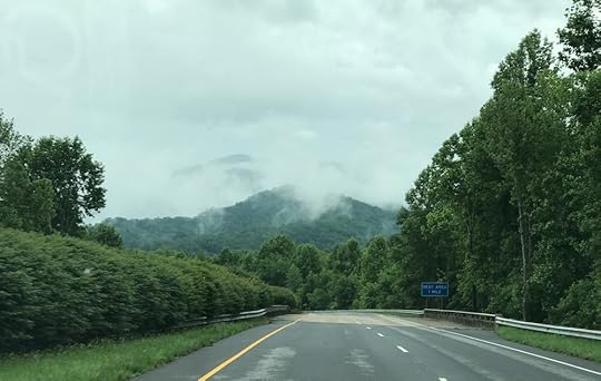  The drive home through the misty mountains of North Carolina 