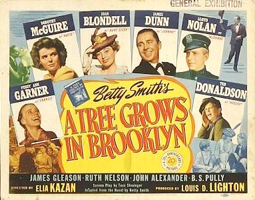 A Tree Grows In Brooklyn film 1945 film Poster
