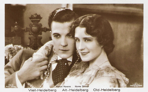 Ramon Novarro and Norma Shearer in The Student Prince in Old Heidelberg (1927)