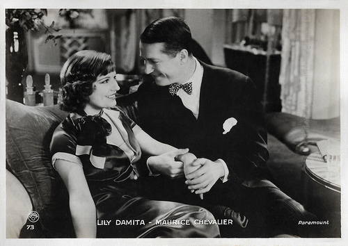 Maurice Chevalier and Lily Damita in Une heure près de toi