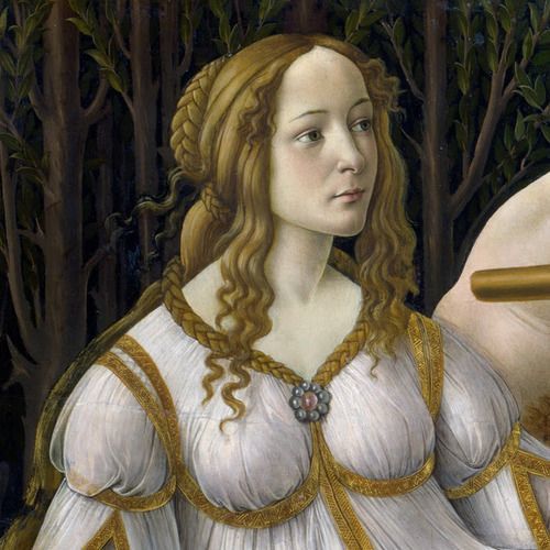 Botticelli Venus detail