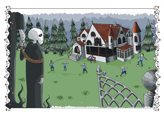Only freaks turn things into bones little death goes to school