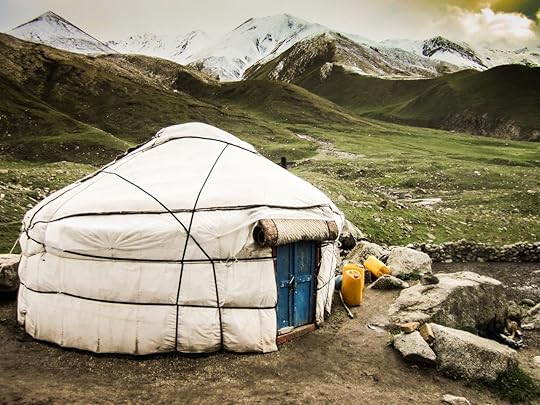 A yurt in Central Asia