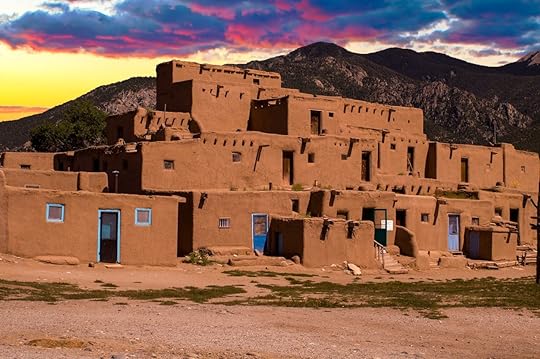 Pueblo house in New Mexico
