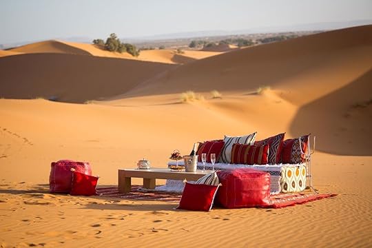 Camp in the Moroccan desert