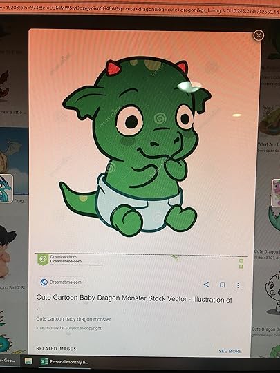 Cute dragon baby in diaper ahhh!!!