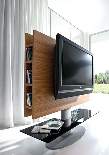bedroom tv swivel stand storage ideas