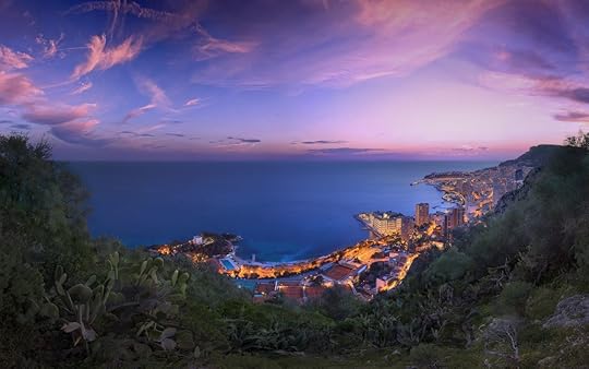 Monaco Winter Sunset Clouds