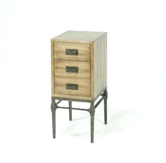 small mirrored nightstand modern marais chest