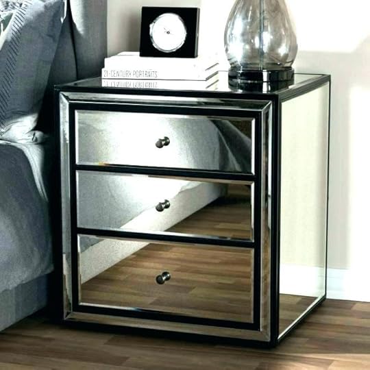 small mirrored nightstand cheap dresser target affordable home goods glass marais chest