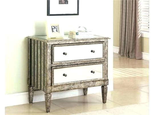 small mirrored nightstand mirror chest marais
