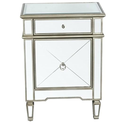 small mirrored nightstand awesome design for your bedroom ideas marais chest