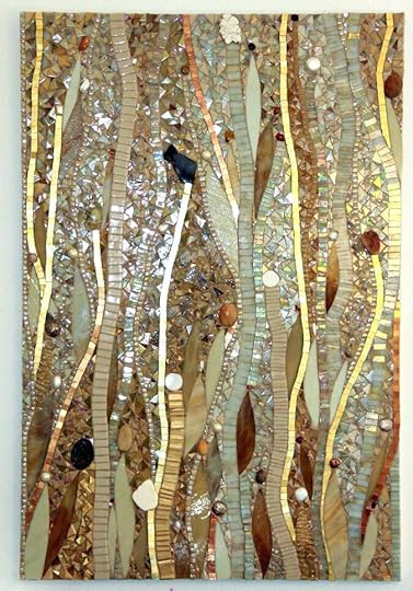 mosaic mirrored wall panel mirror art custom by shoemaker love hanging border shelf