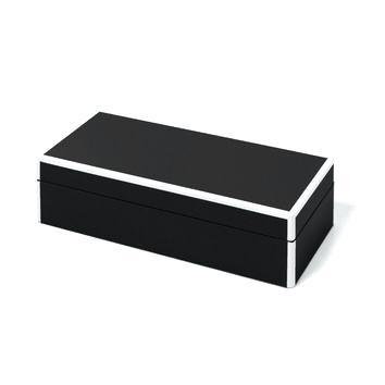white lacquered boxes black lacquer jewelry box storage