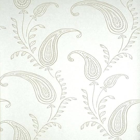 paisley wallpaper cream red uk