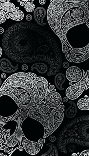 paisley wallpaper skull background pattern uk