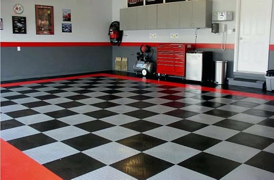 checkered floor tiles diamond grid garage paint painting and epoxy checkerboard victorian chequered