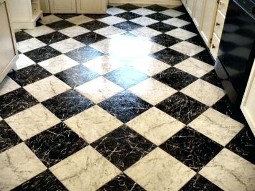 checkered floor tiles black and white marble checker kitchen degree vinyl