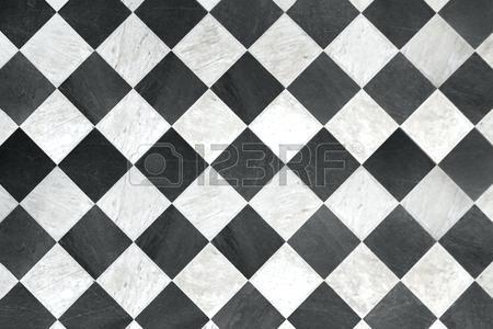 checkered floor tiles black and white background texture photo