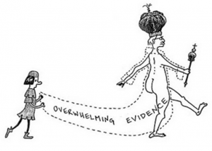 evidence emperor's new clothes