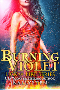 Cover for Burning Violet