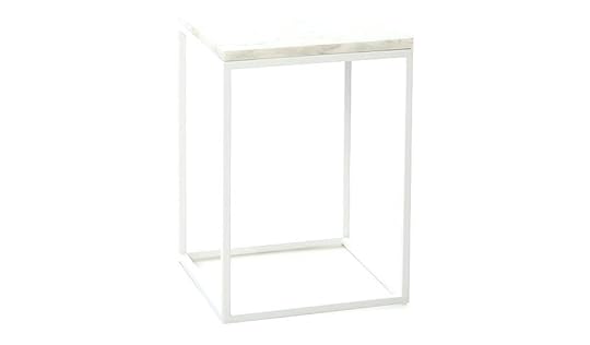 cb2 tulip table solid mini marble side furniture regarding white prepare 9